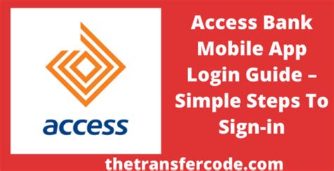 access bank login